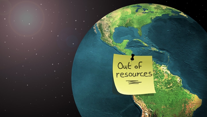 The current trend means that humanity is consuming the resources of 1.7 Earths in a year